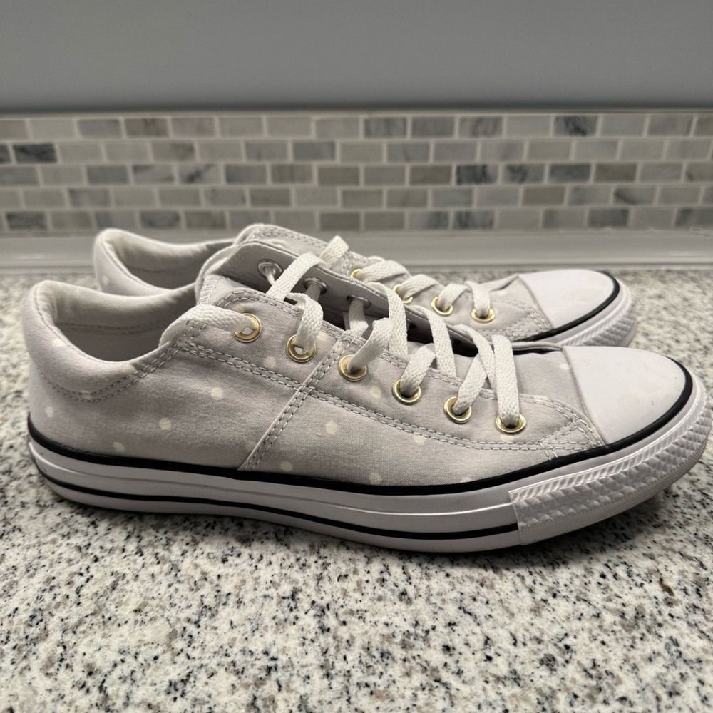 Converse All Star Polkadot Grey Lace Up Sneakers
